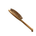 Oval Shape Bamboo Boar Bristle Hair Brush